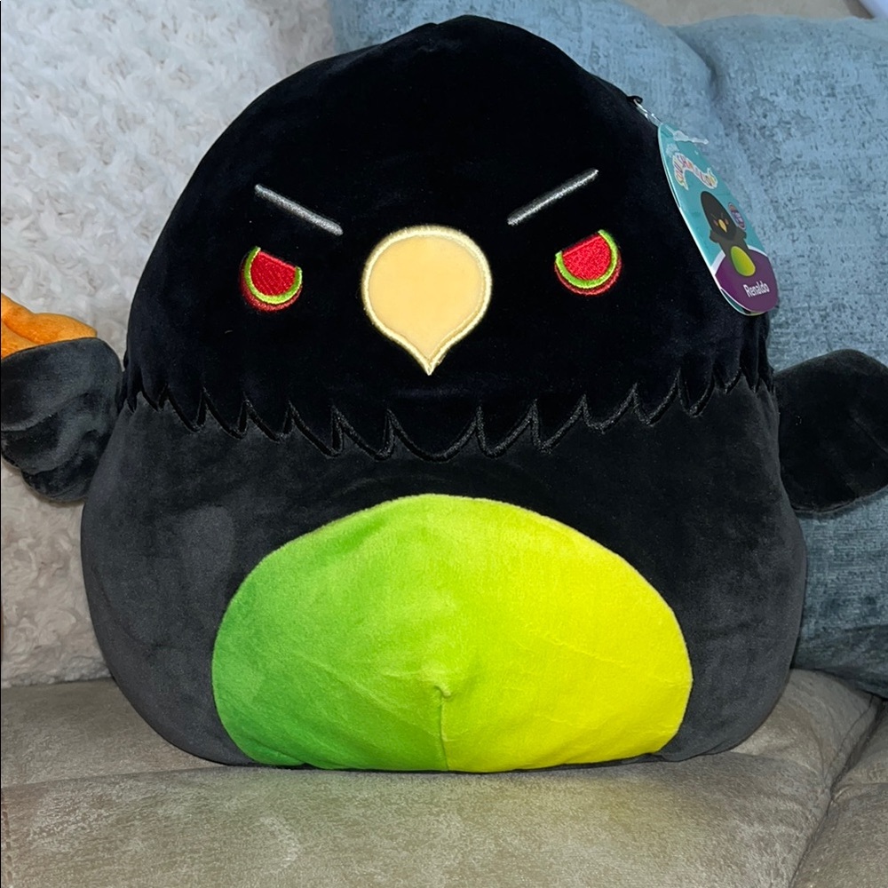 🖤 Squishmallows Renaldo Vulture 14” Cedar Point Check-in Series RARE HTF NWT